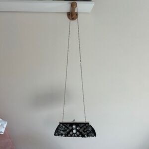 Vecceli Italy Beaded Evening Bag Clutch‎ Purse Rhinestone Party Prom